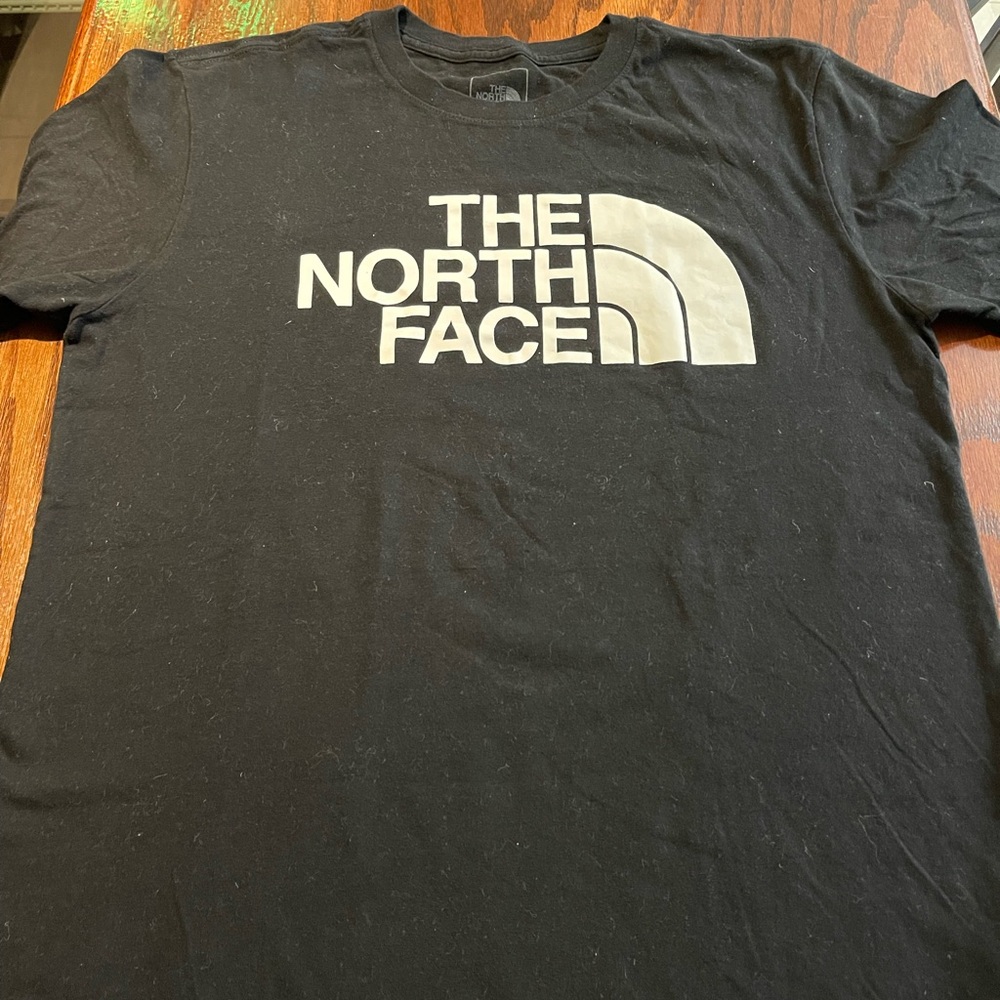 Black “The North Face” t shirt size medium
